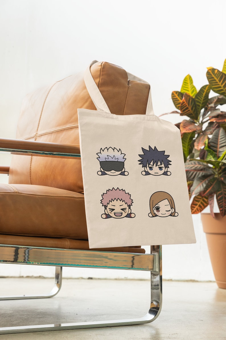 Sac Tote Bag Jujutsu Kaisen - Officiel Tomy - Polyester - Neuf