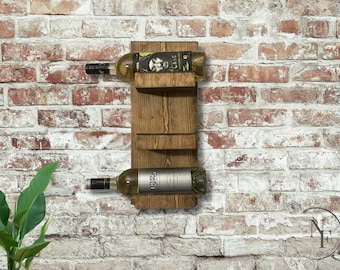 Wine Rack, Wine Shelf, Farmhouse, Home Decor, Kitchen Decor, Wine Bottle, Wine Storage, Wall Decor, Wine Holder