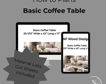 Coffee Table, How To, Build Plans, Woodworking Plans, Home DIY Plans