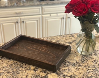 FREE SHIPPING | Handmade Knotty Pine Wood Tray | Serving Tray | Home Decor | Multiple Sizes | Housewarming Gift