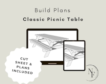 Classic Picnic Table, How To, DIY, Woodworking Plans, Outdoor Projects