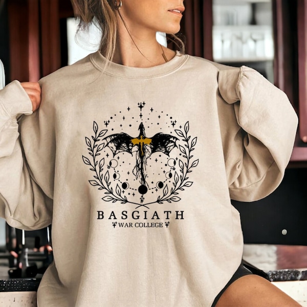 Vierter Flügel Sweatshirt, Basgiath War College Pullover Empyrean Series Drachenreiter Rebecca Yarros Ya Fantasy Bücher Iron Flame, Reiter Quadrant