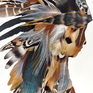 Native American Art Boho Western Gift Rustic Bohemian Wall Decor Tribal ...