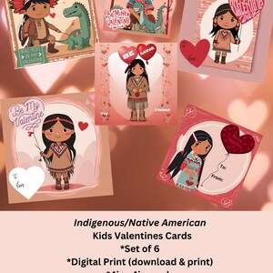 Cartes de Saint-Valentin amérindiennes/autochtones