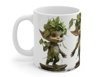 Druid Sprouts Sage Mug - Earth&#39;s Whisper & Nature&#39;s Magic - Tabletop RPG - DnD Diaper League