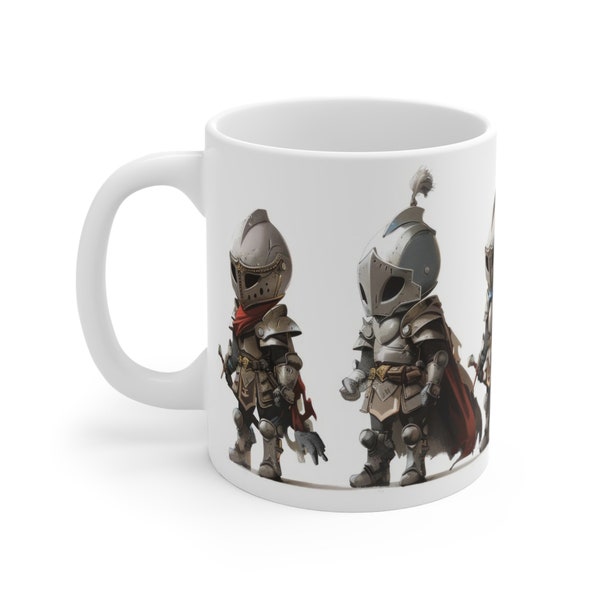 Stoic Knight Mug, Gallant Warrior Cup, DnD Diaper League