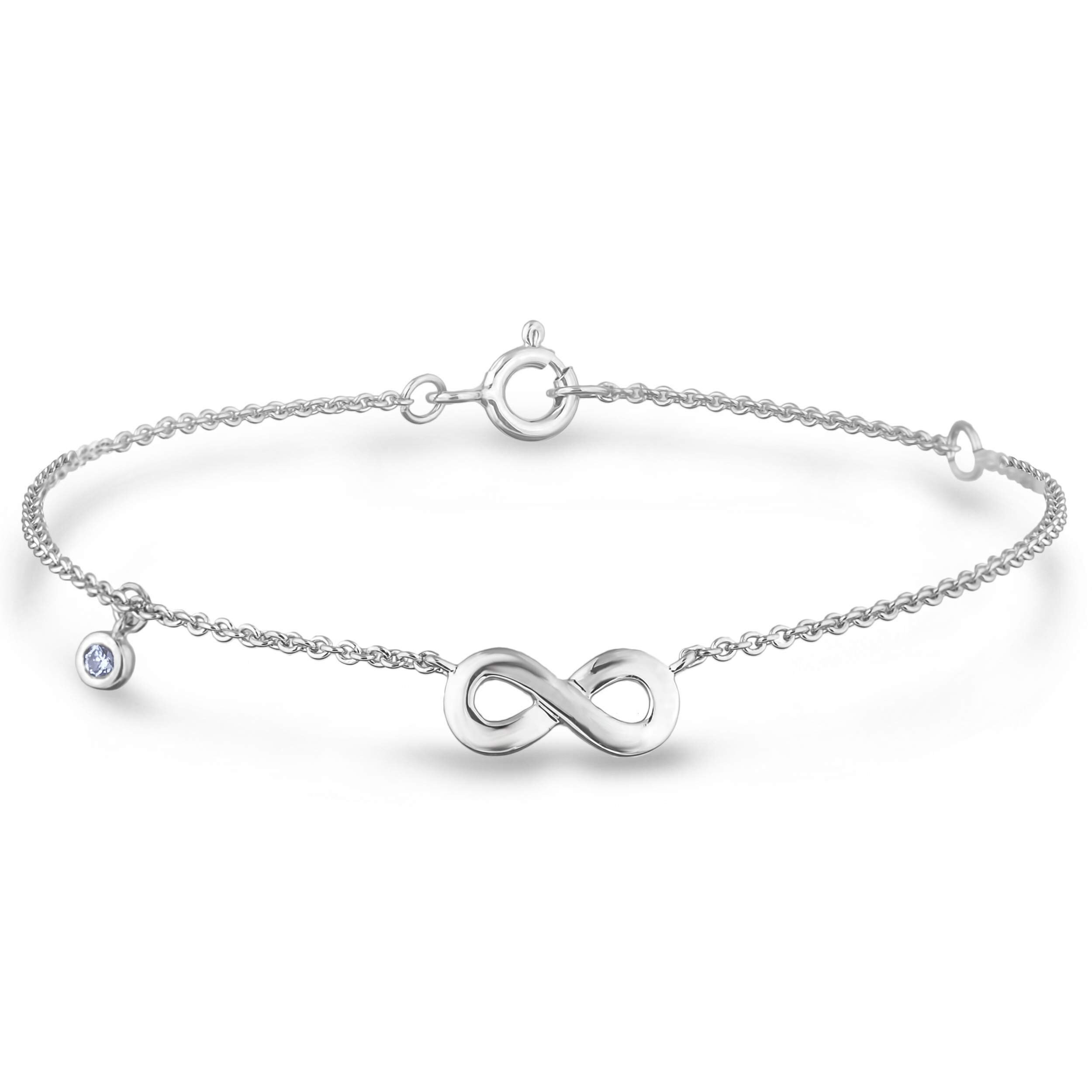 Haus Of Brilliance .925 Sterling Silver 1/10 Cttw Diamond Round Miracle Plate And S Link Tennis Bracelet (I-J Color, I2- I3 Clarity) - 7