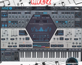 Virtual Synth - HIVE 2 for Windows, VST, VST3, AAX (lifetime activation)