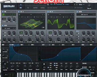 Virtual Synth - SERUM voor Windows, VST, VST3, AAX (levenslange activering)