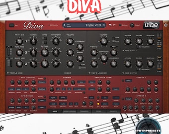 Virtual Synth - DIVA for Windows, VST, VST3, AAX (lifetime activation)