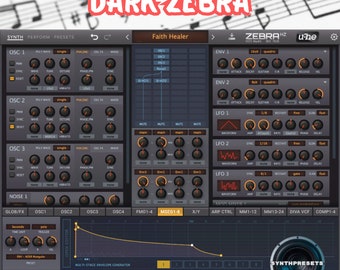 Virtual Synth - Dark Zebra for Windows, VST, VST3, AAX (lifetime activation)