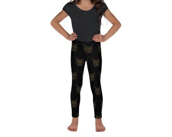 LYNX Black Kid's Leggings