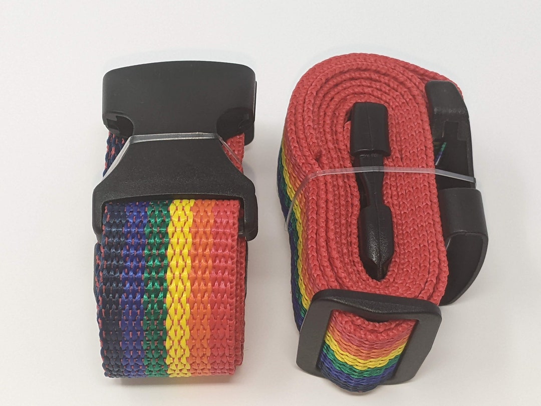 12 Colors! 1 Inch (25mm) Webbing Straps - Pair of 2 Adjustable Cinch ...