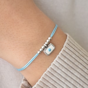 Eye bracelet silver