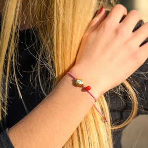 Greek martaki Evil eye bracelet - March bracelet