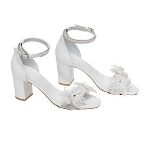 Escarpins blancs pour mariage