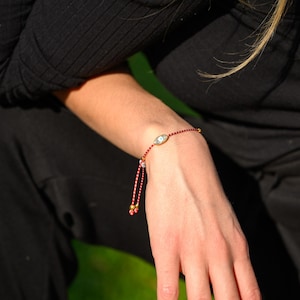 Spring bracelet evil eye | March bracelet