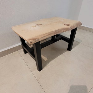 Kleine Bank, Kleiner Hocker, Metall und Holz