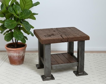 Industrial stool, Handmade Furniture, Farmhouse Style, Loft Living, Coffee Table