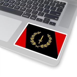 Bold Soulaani Flag Stickers Black American Sticker African American Heritage Decoration Afro American Cultural Accessory, Juneteenth Present