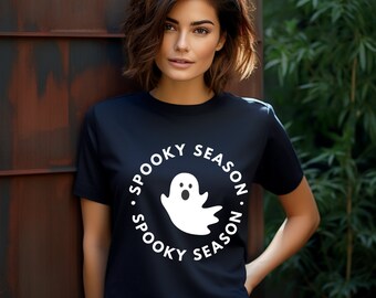 Spooky Season Halloween T-Shirt: Ghost Graphic Tee