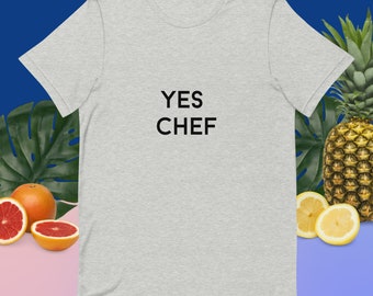 Maglietta da chef, Maglietta da chef, Maglietta da chef, T-shirt da chef, Maglietta per il settore della ristorazione, Maglietta per ristorante, Regalo per buongustai, Regali unisex per chef