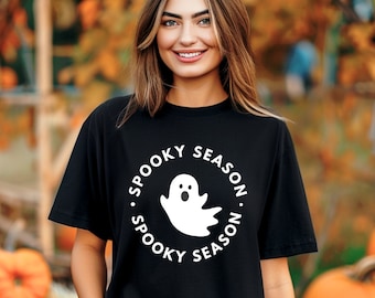 Spooky Season Ghost T-Shirt - Halloween Witch Shirt