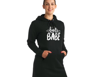 Streeter Hoodie Dress "Boss Babe" - Free Delivery