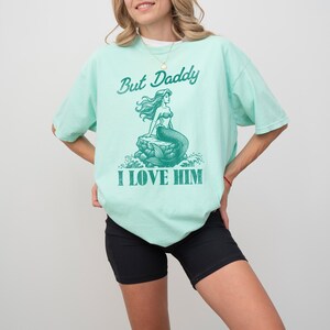 Little Mermaid Disney Shirt Women Graphic Tee Vacation Outfit Cotton Ringspun Comfort Color Style DTG Printed Quote Design Ariel Character Beach Day Wear Summer Fashion Tee Theme Park Visit Fan Apparel Island Reef Blossom Colors Available