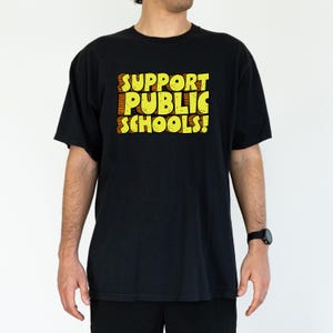 Teacher Support Shirt Comfort Colors Premium Cotton Public Education Advocate Rally Protest Wear Teaching Community Unity Message School Support Statement Professional Educator Gift Teacher Appreciation Present Quality Construction Soft