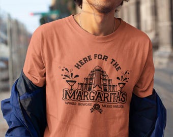 Disney World Mexico Pavilion Epcot T-Shirt Qui per le Margaritas Disney Drinking Vacation Tee Casual Travel Top World Showcase Souvenir