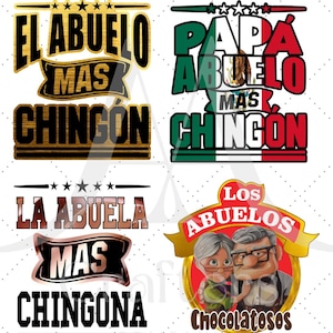 Los abuelos, El abuelo, Papá, Regalos, Abuela, Abuelo y Papa, Bundle Diseño Png, descarga instantánea.