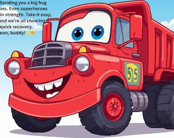 Biglietto di auguri per la guarigione dei bambini