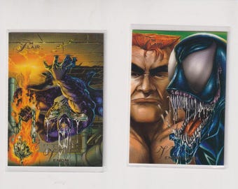 1994 Fleer Flair Venom Carnage Chase Cards (Parts 2 & 6)
