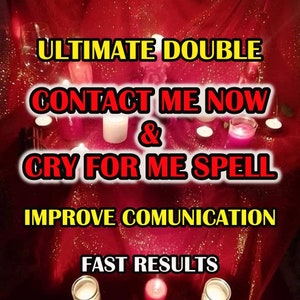 Contact Me Now & Cry For Me Spell, Powerful Love Spell, Make Them Call You! Make Them Love You, Same Day Casting