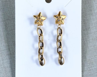 Star Dangle Earrings