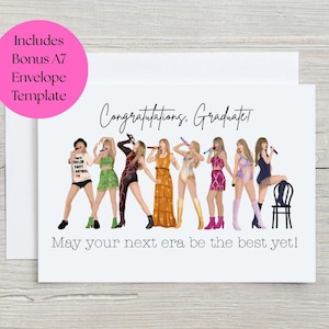 Printable Taylor Graduation Card | Card for Graduate | Digital Graduation Printable File | Instant Download