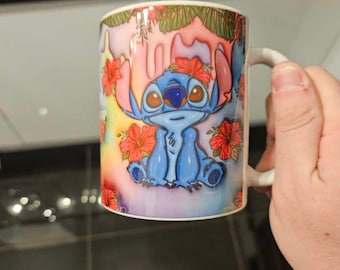 Stitch personalisierte Tasse