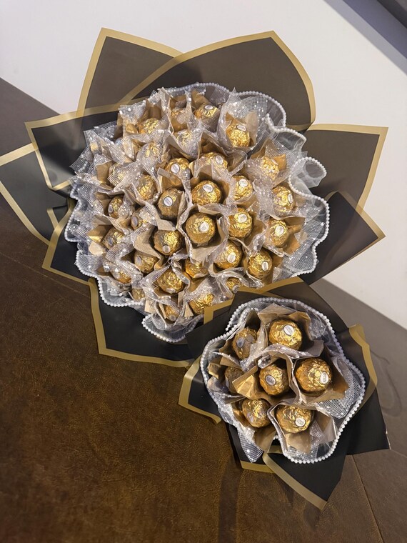 Ferrero Rocher Ramo Ramo De Ferrero Rocher De Plata Ferrero Rocher 12 Unidades