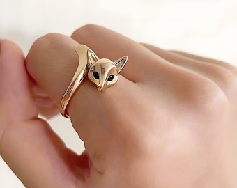 Etsy fox ring deals