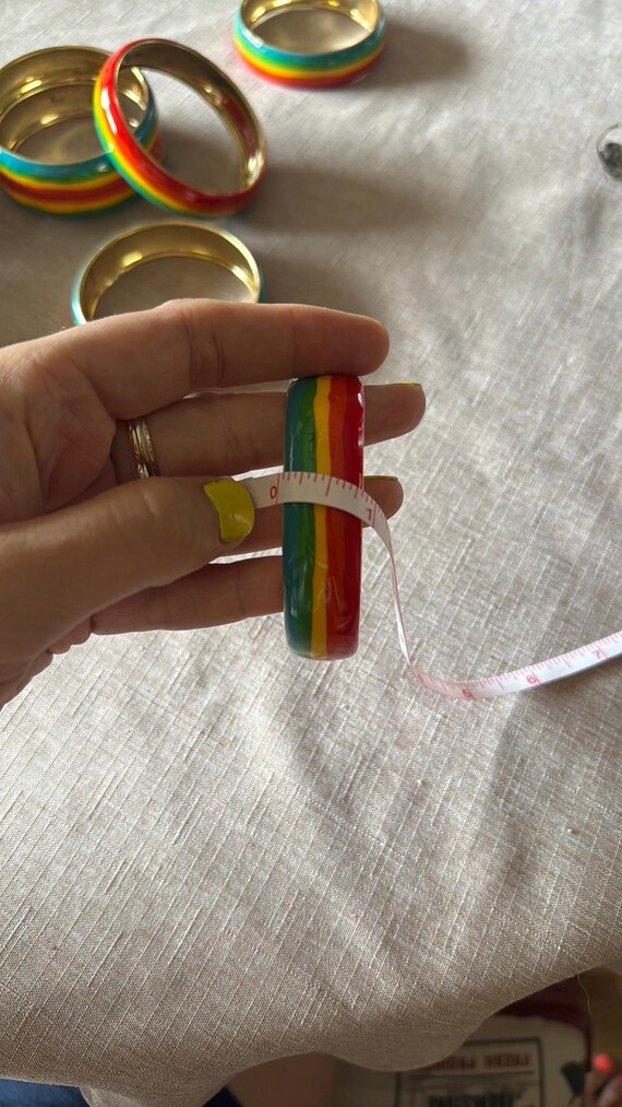 hand painted enamel bangles - image 6