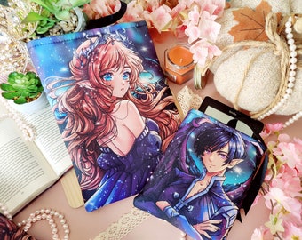 Portada del libro Rhysand y Feyre (ACOMAF/ ACOTAR) Feysand// Funda de libro // Ilustración