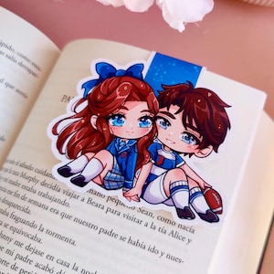 Bladwijzer 'Lovers'// Johnny and Shannon / Marcapáginas mágnetico / Binding 13 /Los chicos de Tommen 1