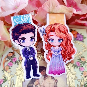 Bookmark  / Penelope Featherington and Colin / Marcapáginas mágnetico / Polin / season 3