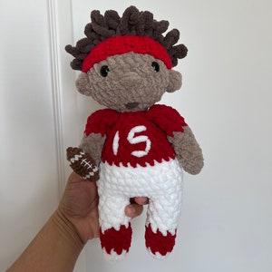 READY to SHIP Patrick Mahomes Stuffie KC Chiefs Football Player Football image 2