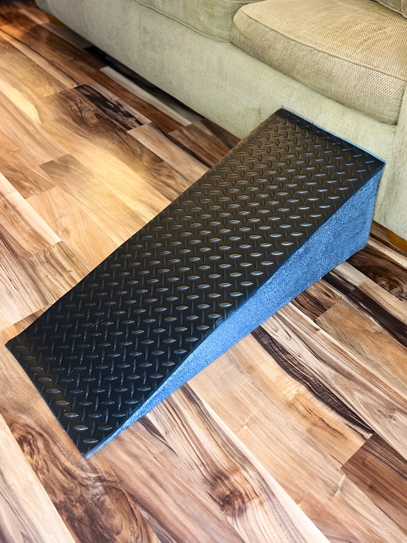 Custom Sized High Grip Indoor Ramp for Pets, Custom Dog Ramp for Sofa