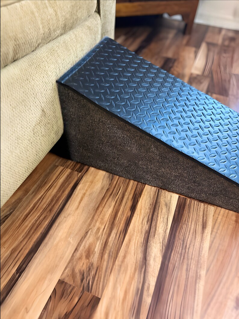 Custom Sized High Grip Indoor Ramp for Pets, Custom Dog Ramp for Sofa