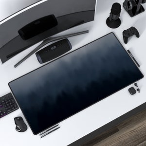 Verschwommen Wald Schreibtischmatte Abstrakte Landschaft Maus Pad Natur Baum Linie Minimalistisches Mousepad Großes Gaming Schreibtischmatte ästhetische Büro Schreibtisch Einrichtung
