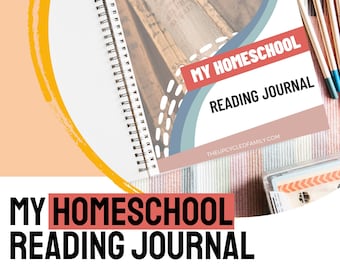 Homeschool Reading Journal - Encourage Independent Thinking with Literary Exploration | PDF Printable