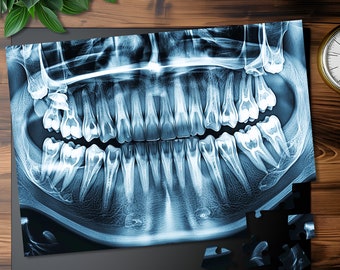 Dental X-Ray Jigsaw Puzzle: Gift for Dentist, Doctor, or Student